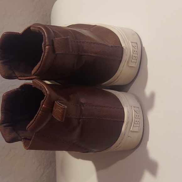 Old Navy Girl Brown Ankle Boots Size 1 - Picture 5 of 8